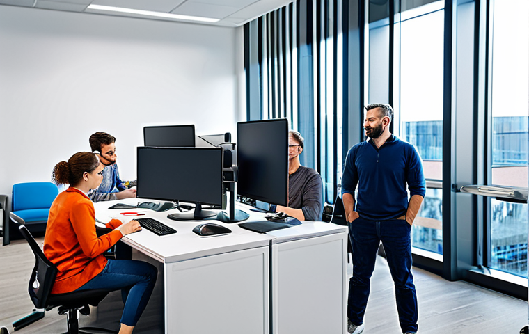 광고홍보사와 B2B 광고 기획 - Business Presentation**

"A professional businesswoman in a modest navy blue business suit, deliveri...