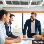 광고홍보사와 유튜브 광고 크리에이티브 - **Prompt 1: Collaborative Creative Partnership**
A diverse team of professionals, including men ...